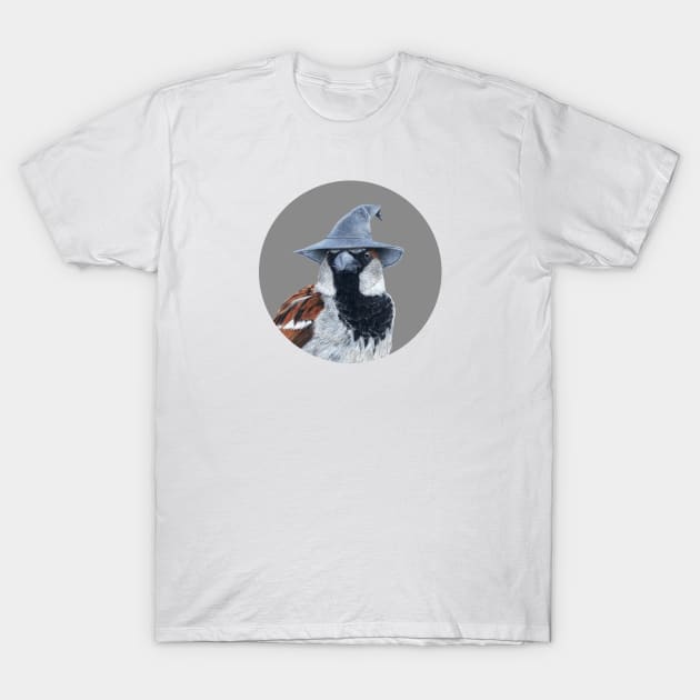 House sparrow T-Shirt by Mikhail Vedernikov